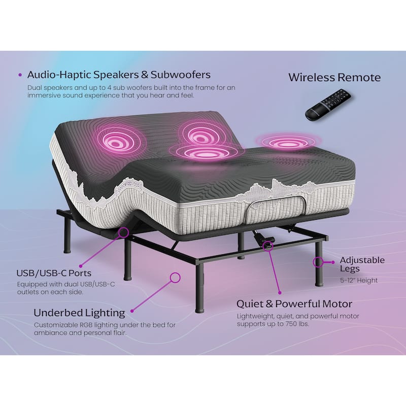 GVS Immersive Sound Flex Top Adjustable Base