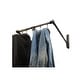 preview thumbnail 10 of 8, Hardware Resources 23 Inch Wide Pull Down Closet Rod