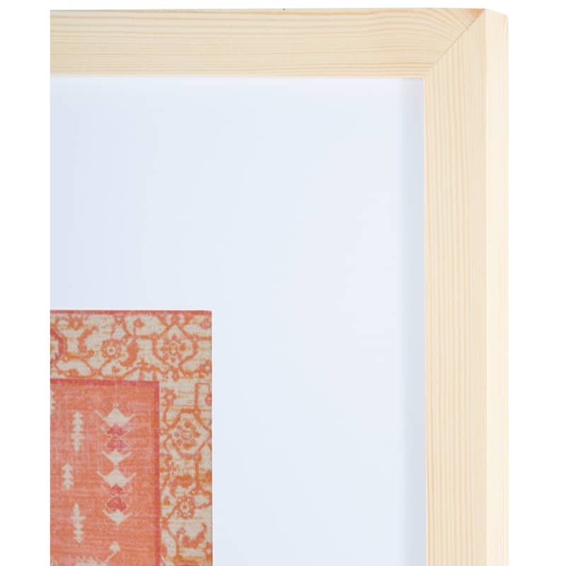 SAFAVIEH Leonidha 18-inch Terracotta Framed Textile Wall Art
