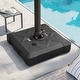 preview thumbnail 1 of 25, Heavy Duty Sand Water Fillable Patio Offset Cantilever Umbrella Base with Wheels