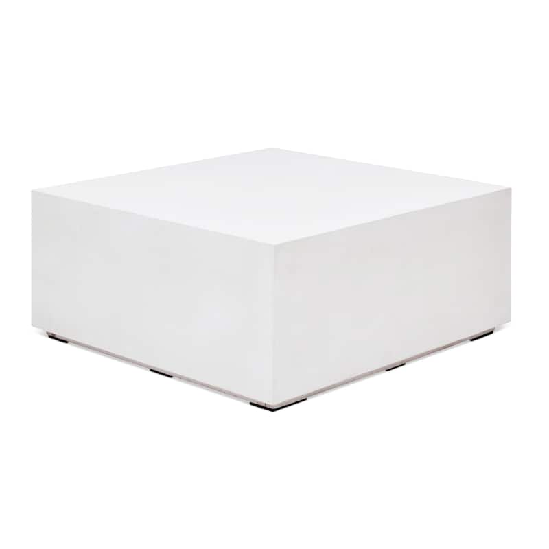 Urbia Bloc 40" Square Concrete Coffee Table