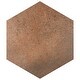 preview thumbnail 4 of 9, Merola Tile Abadia Hex Natural 8.63" x 9.86" Porcelain Floor and Wall Tile