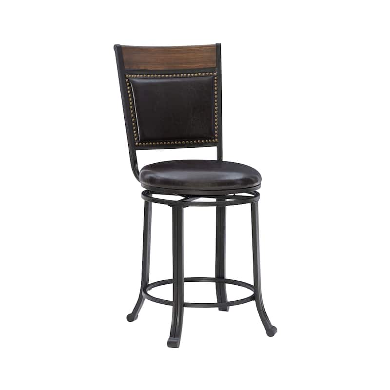 Linon Franklin Swivel Counter Stool