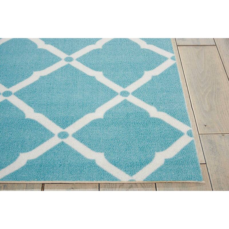 Nedonna Geometric Diamonds Indoor/ Outdoor Area Rug by Havenside Home