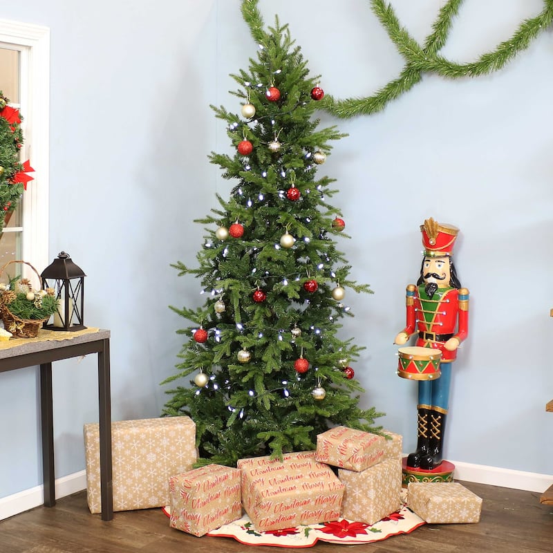 Sunnydaze Slim and Stately Artificial Christmas Tree