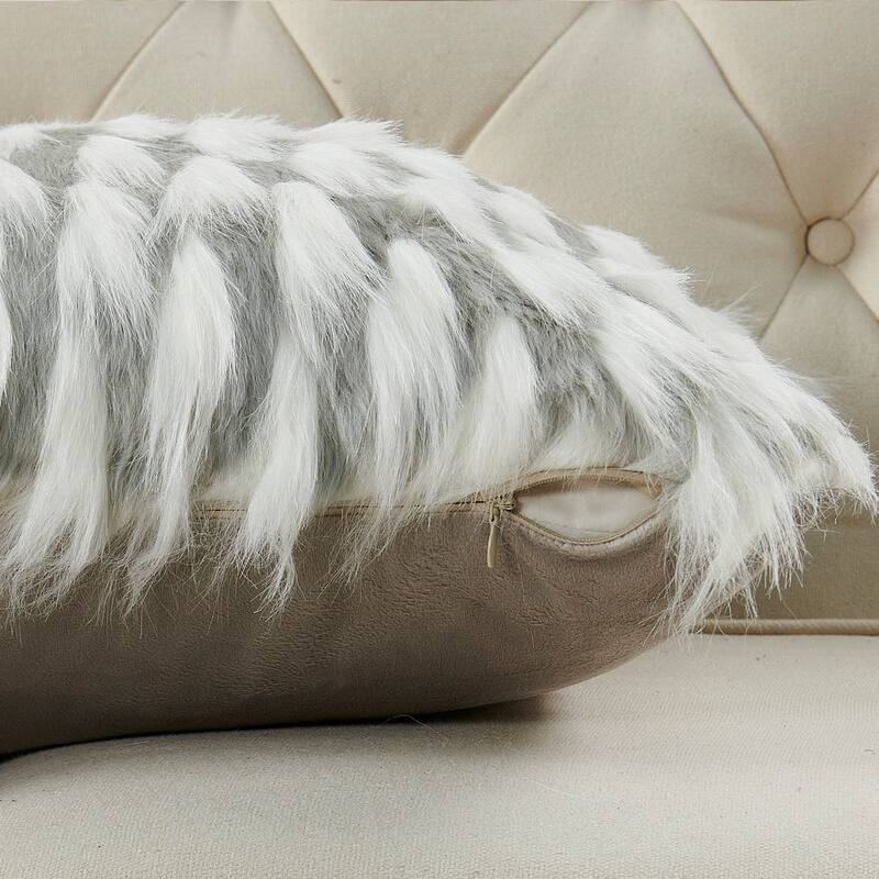 Highlight Lamb Shaggy FauxFur 2 Piece Pillow Shell Set, NO INSERT