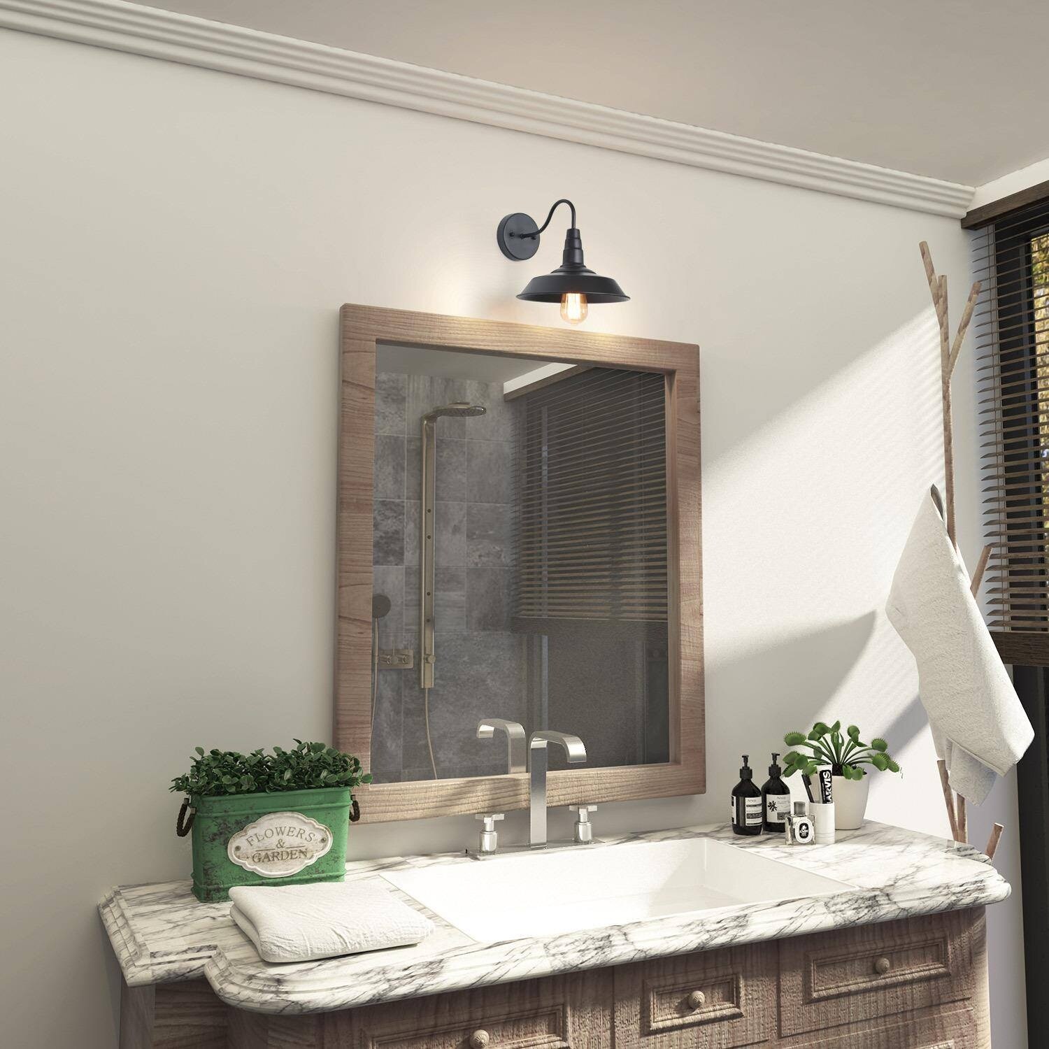 Bathroom barn light discount