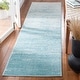 preview thumbnail 129 of 162, SAFAVIEH Adirondack Vera Modern Ombre Distressed Area Rug 2'2" x 9' Runner - Aqua/Ivory