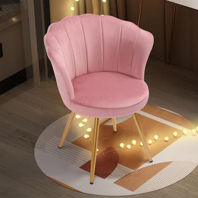 BOSCARE Modern Accent Velvet Chairs Dining Chairs Single Sofa Comfy Upholstered Arm