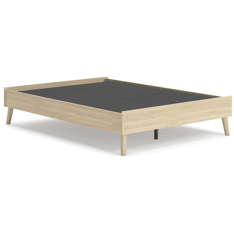 Signature Design by Ashley Cabinella Beige Platform Panel Bed