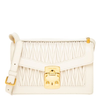 Miu Miu Matelasse Nappa Shoulder Bag