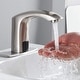 preview thumbnail 14 of 13, Chrome Touchless Bathroom Faucet with Hole Cover Plate