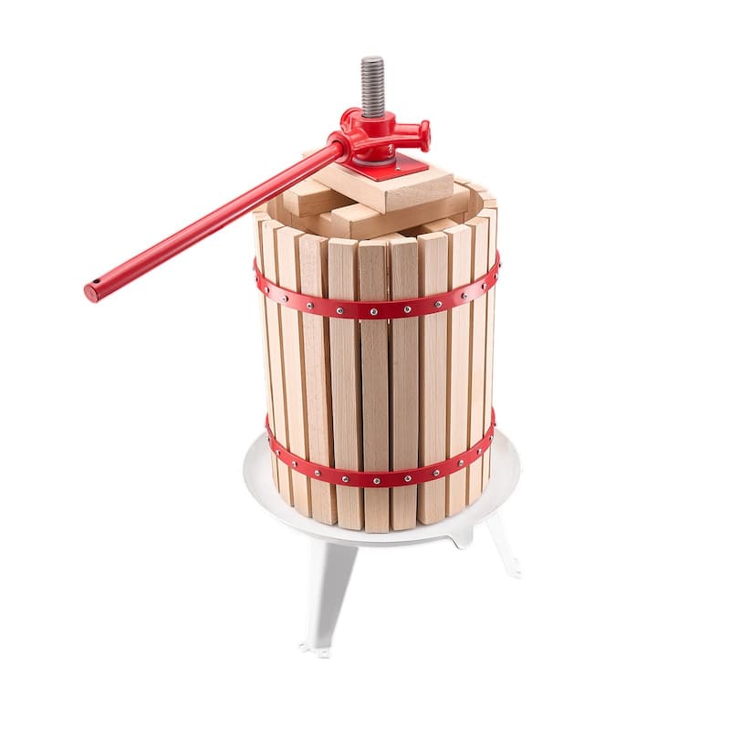 Natural Beech Wood Manual Fruit Wine Press for Fresh Juice Olive Oil and Cheese Extraction