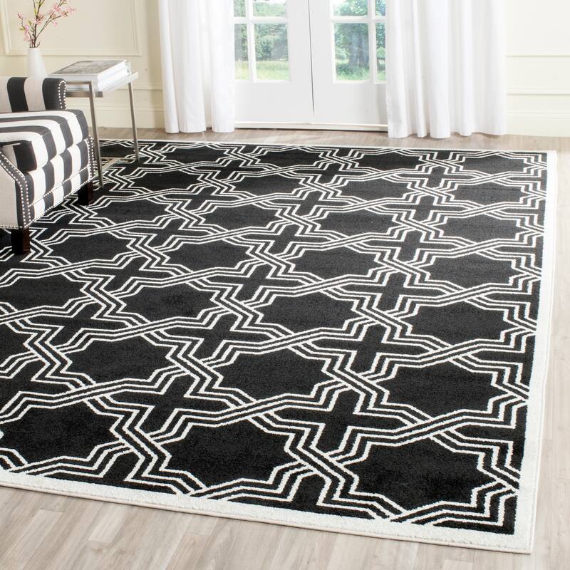 SAFAVIEH Amherst Irini Modern Rug - 8' x 10' - Anthracite/Ivory
