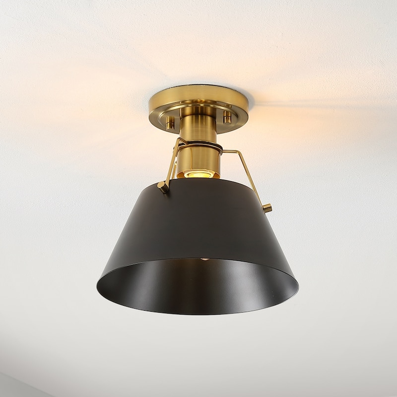SAFAVIEH Lighting Mazelle Flush Mount - 12"W x 8"D x 8"H