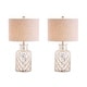 preview thumbnail 6 of 10, Artichoke 24.5" LED Glass Table Lamp, Mercury Silver (Set of 2) by JONATHAN Y