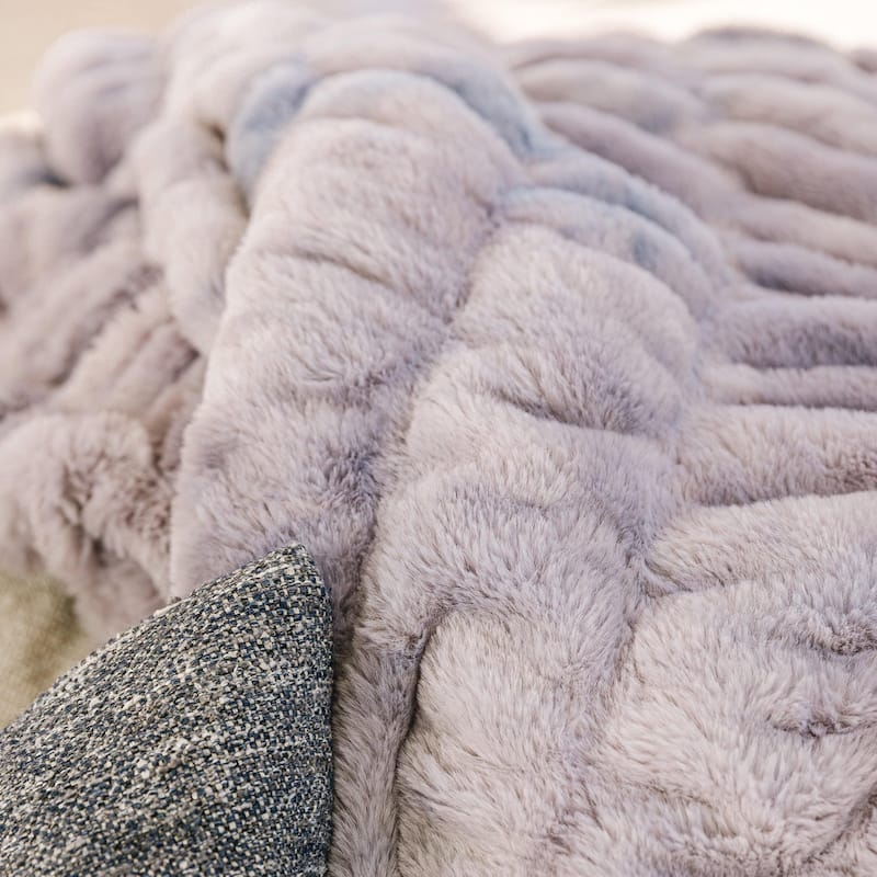 Minky Designs Luxuriously Soft Chic Minky Faux Fur Blankets
