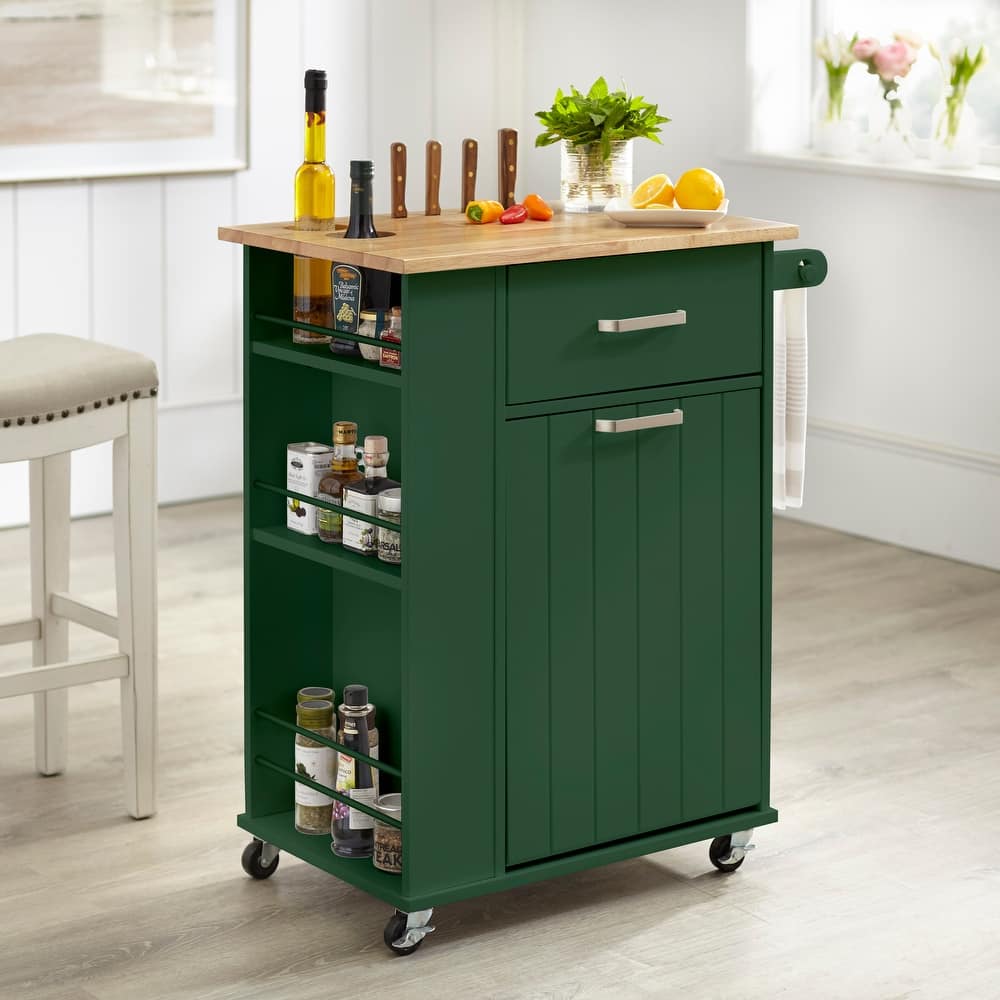 Simple Living Lima Rolling Kitchen Cart