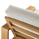 preview thumbnail 8 of 14, Lirienne Outdoor Patio Aluminum Faux Wood Armchairs Set of 2