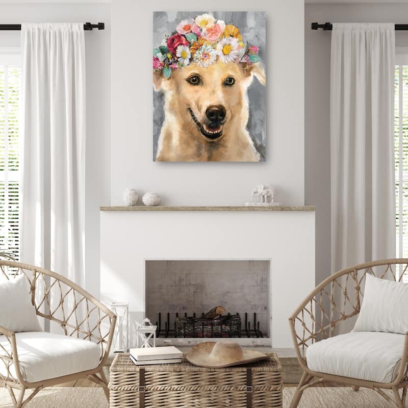 Flower Power VI By Studio Arts Canvas Art Print