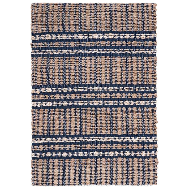 SAFAVIEH Handmade Natural Fiber Marharita Geometric Seagrass Rug