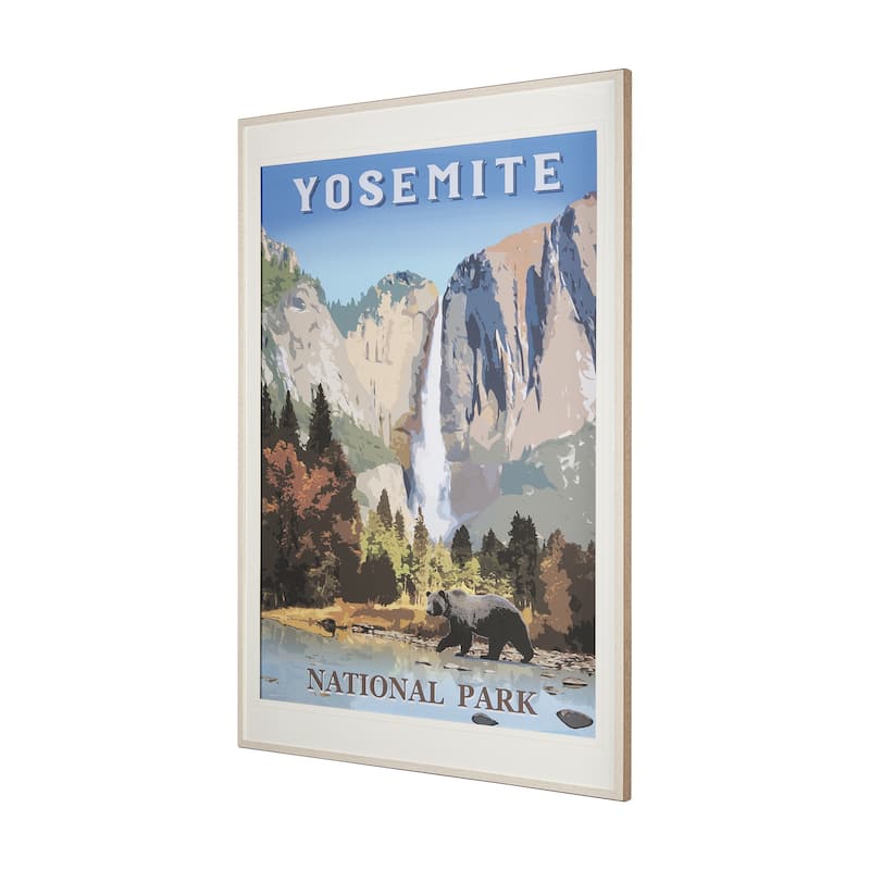 National Park -Yosemite Framed Art Print
