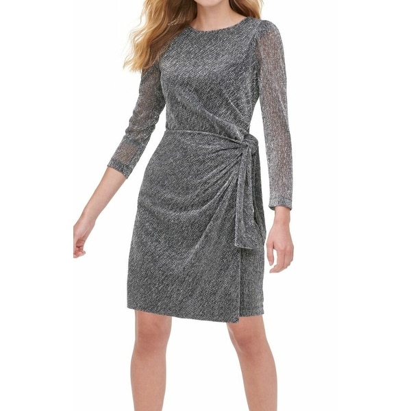 plus size netted dress