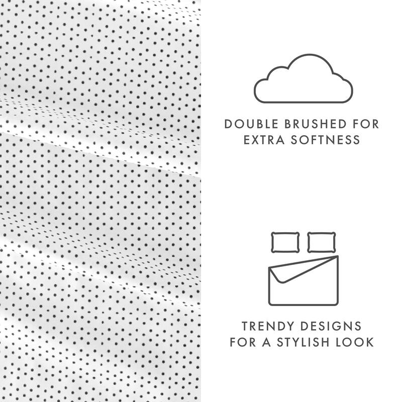 Becky Cameron Ultra-soft Printed 4-pc. Deep Pocket Bedsheet Set