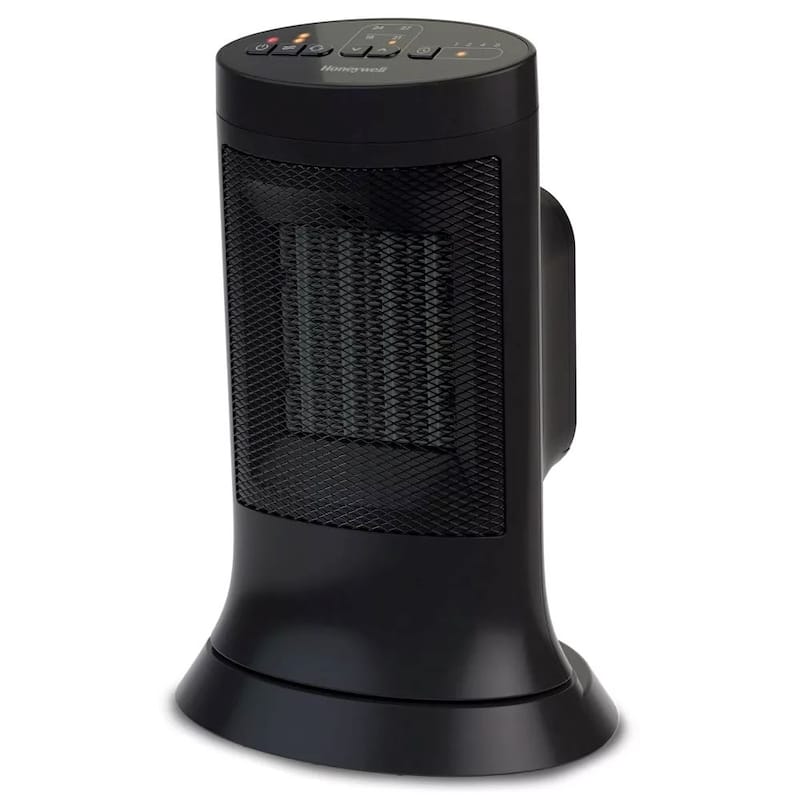 Compact Digital Ceramic Tower Heater - 12.75" - Black