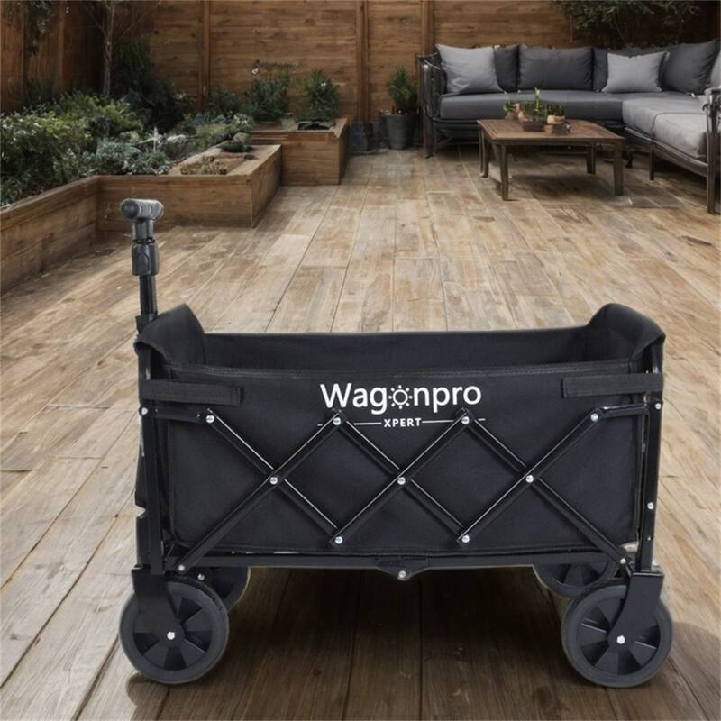 Expandable Dual Layer Utility Wagon Cart,Grocery Cart for Gardening