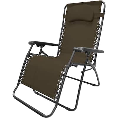 Sports Oversized Infinity Zero Gravity Chair, Brown