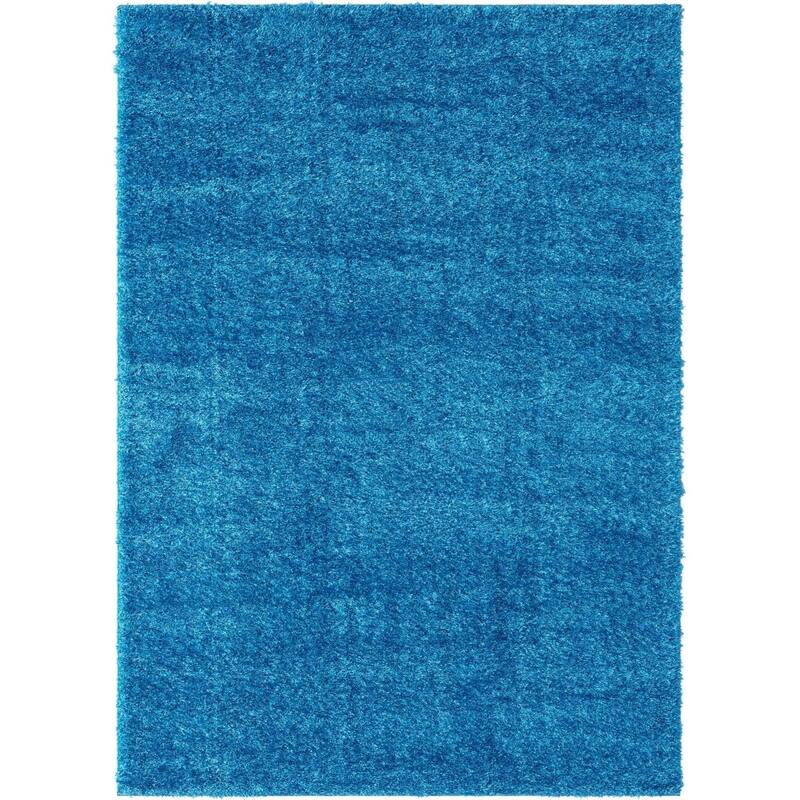 Luxe Weavers Shag Solid Area Rug for Living Rooms