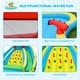 preview thumbnail 8 of 8, Gymax Inflatable Mighty Water Park Bouncy Splash Pool Climbing Wall w/
