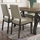 preview thumbnail 16 of 43, Amisco Avery Upholstered Dining Chair with Metal Legs
