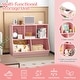 preview thumbnail 25 of 28, Costway 5-Cubby Kids Toy Storage Organizer Wooden Bookshelf Display - See Details
