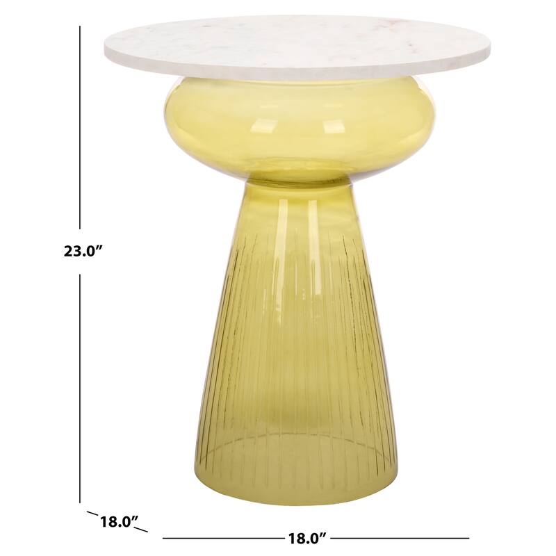 SAFAVIEH Home Bethony Side Table - 18"W x 18"D x 23"H