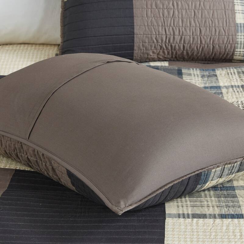 Woolrich Winter Hills Tan Oversized Cotton Quilt Set