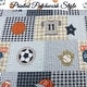 preview thumbnail 5 of 5, Taylor & Olive Blue Patchwork Sports Quilt Bedding Set