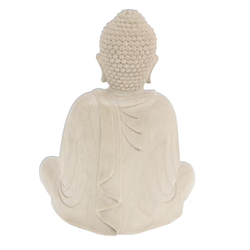 Novica Handmade Buddha Praying Ii Wood Sculpture