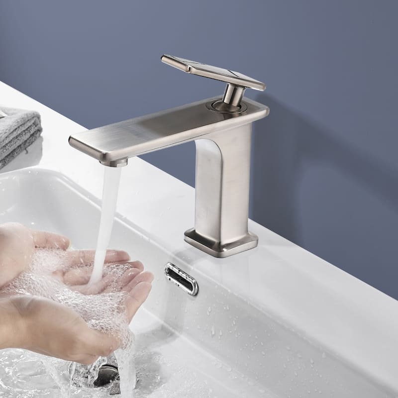 Topcraft 6/12in Single Handle Single Hole Bathroom Faucet Bathroom Vessel Faucet