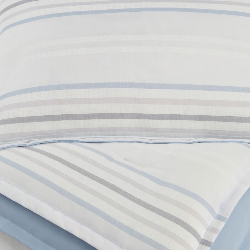 Vellux Bergen Blue/Grey Comforter Set