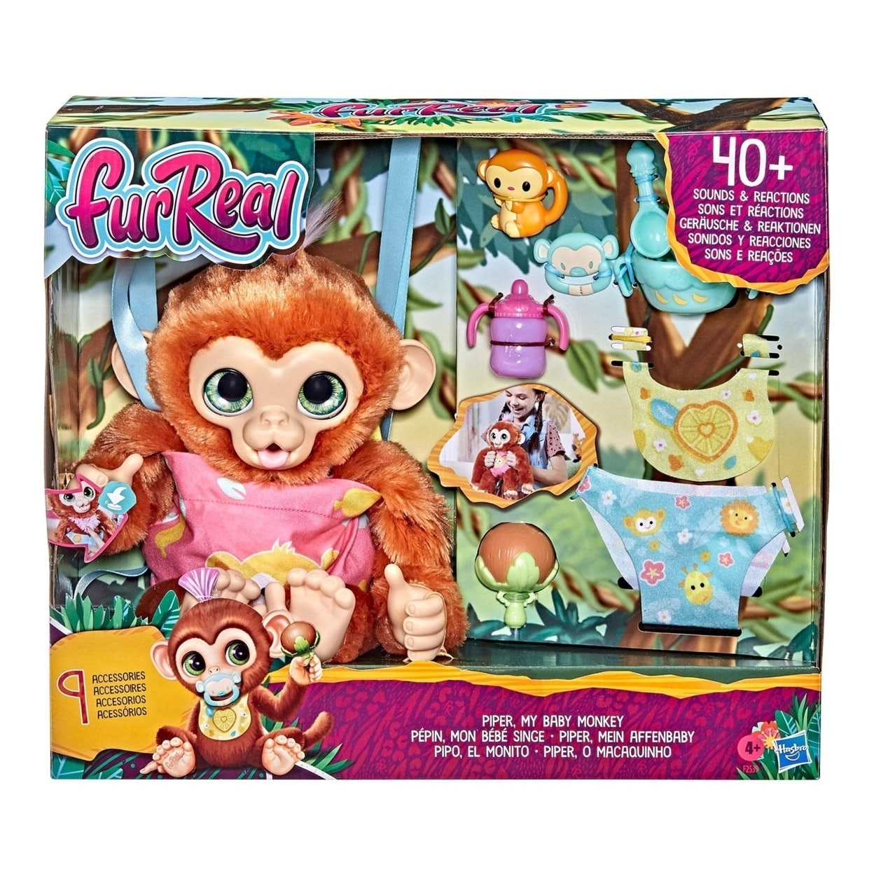Furreal Piper, My Baby Monkey Bed Bath Beyond 34982801