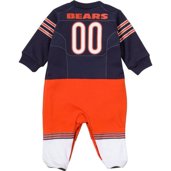 Shop Chicago Bears Baby Footie Bodysuit On Sale Overstock