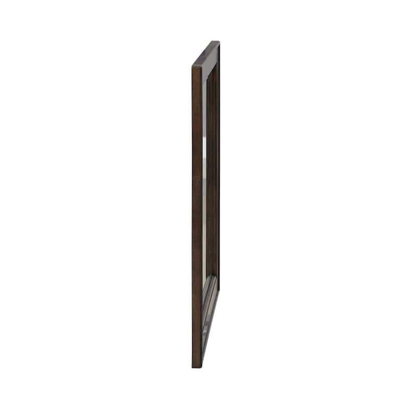 Arden Road Satin Cherry Wood Landscape Mirror for Bedroom - Satin Cherry - Width 46" x Depth 1" x Height 36"