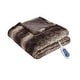preview thumbnail 52 of 62, Beautyrest Marselle Oversized Faux Fur Heated Throw