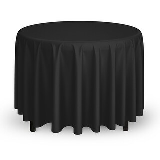 black round tablecloth