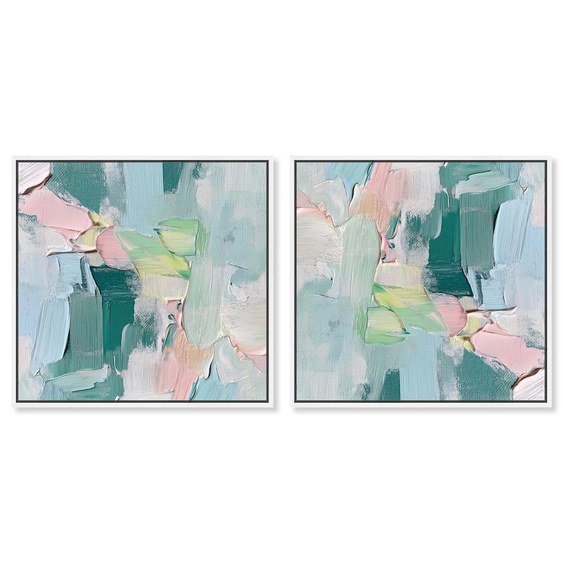 Tonal Strata Canvas by Art Remedy - 20" x 20" - Gold