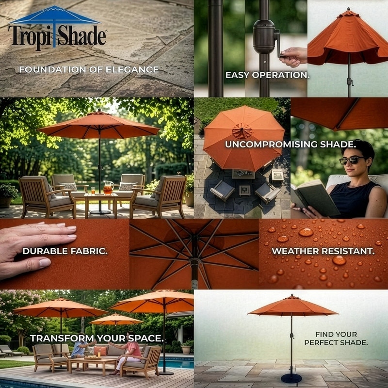 home depot patio table umbrella hole ring 15FT Outdoor Double Sided Large Umbrella Khaki 9' Half-Round Patio Umbrella Make a choice:Blue Marble flangeless ethnic umbrella they help keep your
