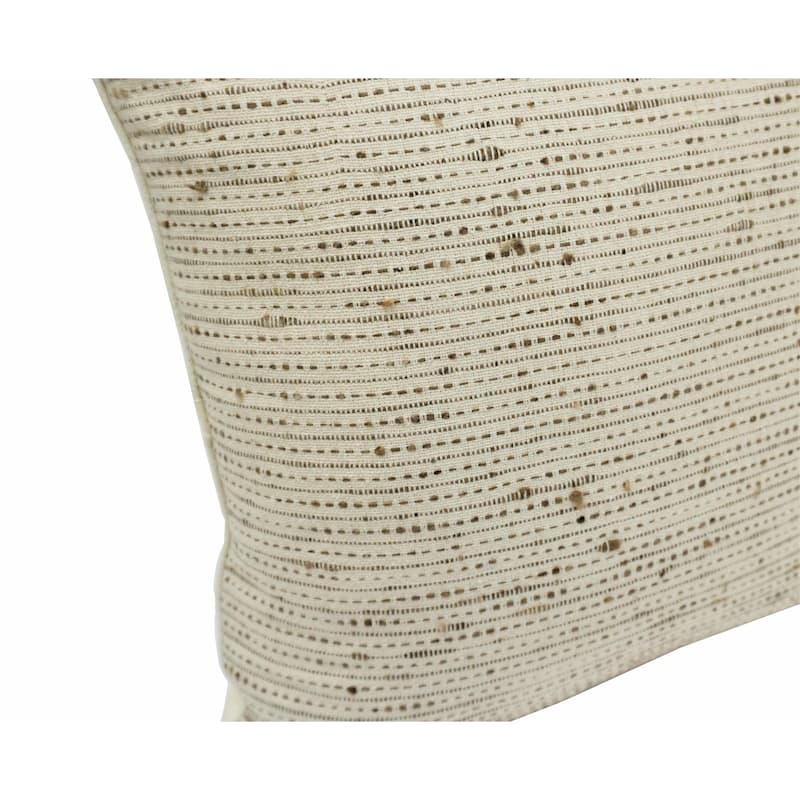 Home&Manor Ilam Vintage Raw Silk Pillow 18"