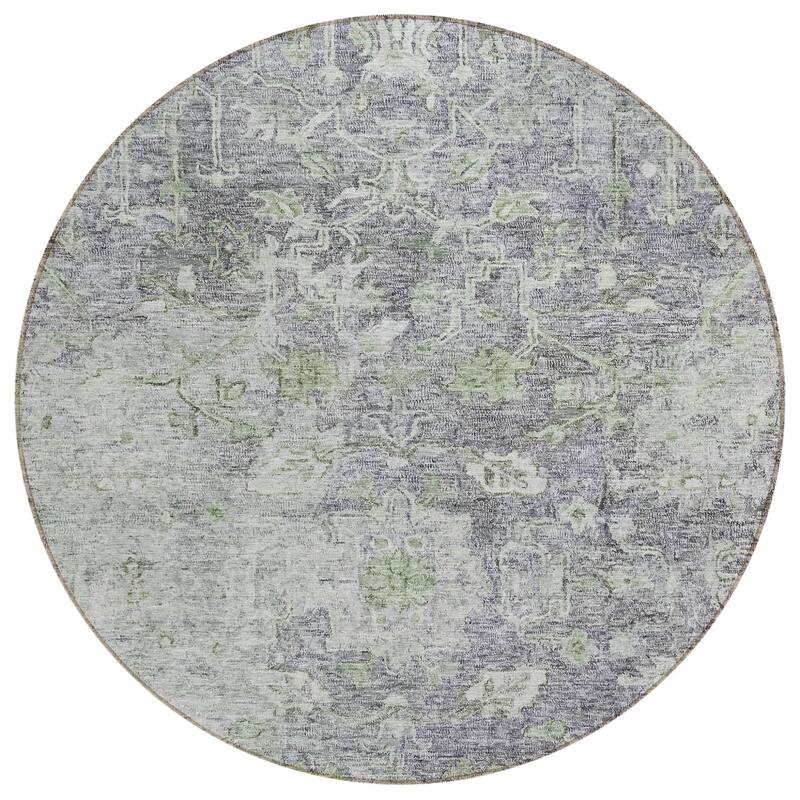 HomeRoots Oriental Traditional Rectangle Outdoor Rug